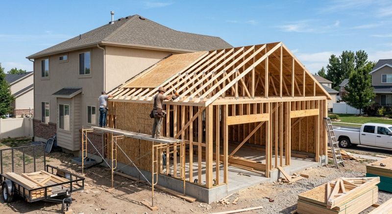 Attached Garage Construction in Bonita Springs, FL