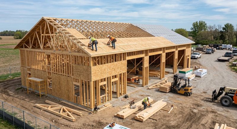 Commercial Garage Construction in Conroe, TX