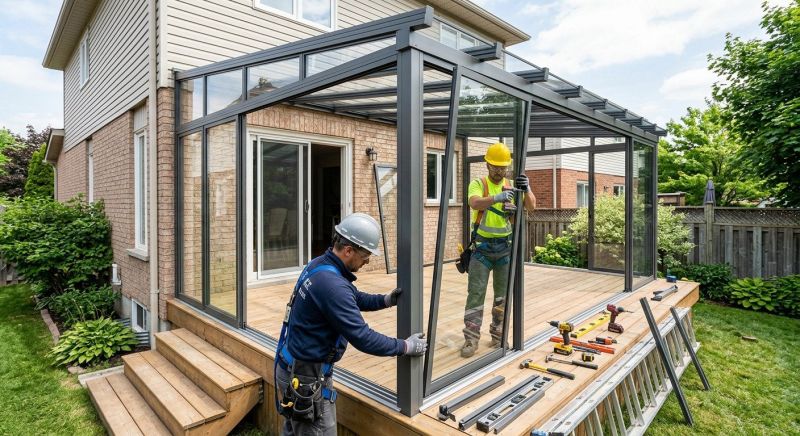 Enclosed Patio Installation in Arvada, CO