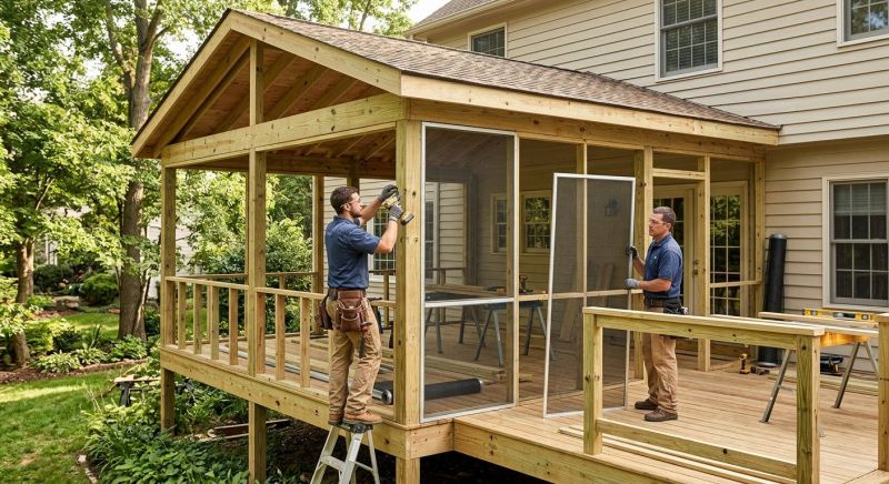Enclosed Porch Construction in Arvada, CO