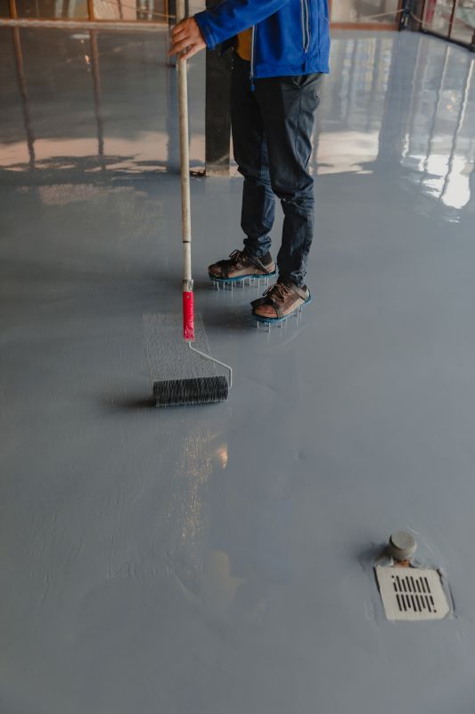 Epoxy Garage Flooring Installation in Loudoun County, VA