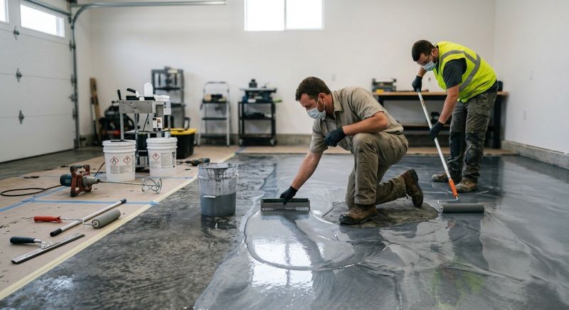 Floor Coating Repair in Loudoun County, VA
