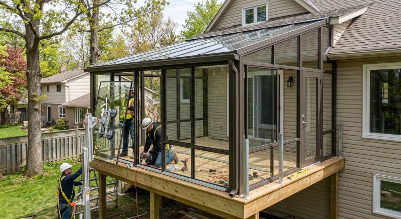 Lanai Enclosure Installation in Arvada, CO