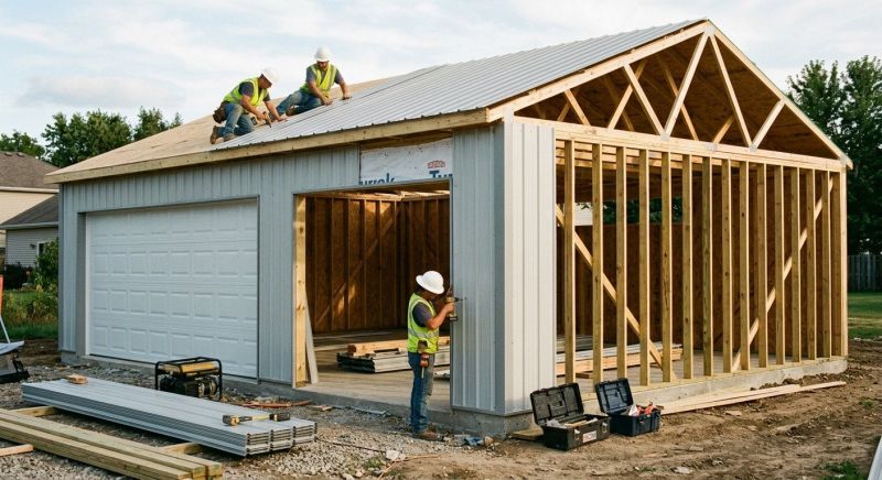 Metal Garage Construction in North Charleston, SC