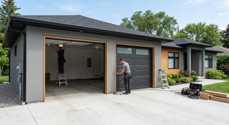 Three Car Garage Installation in Katy, TX